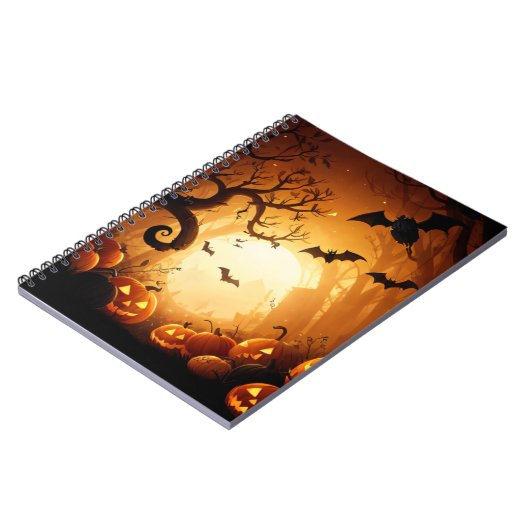 Halloween/Bat/Pumpkin/Fall Notizblock (Linke Seite)