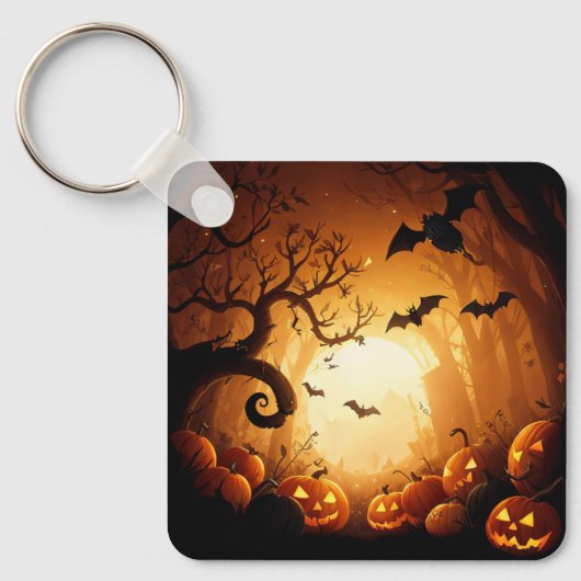 Halloween/Bat/Pumpkin/Fall Schlüsselanhänger (Vorderseite)