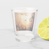 Halloween/Bat/Pumpkin/Fall Schnapsglas (Rückseite)