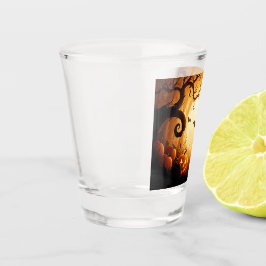 Halloween/Bat/Pumpkin/Fall Schnapsglas (Links)