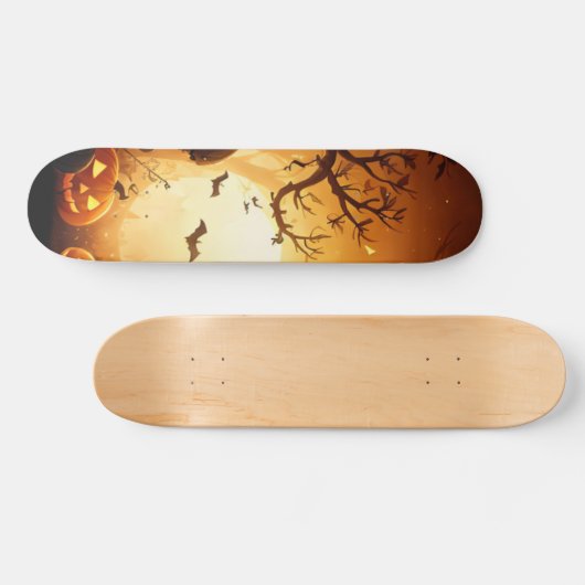 Halloween/Bat/Pumpkin/Fall Skateboard (Horizontal)