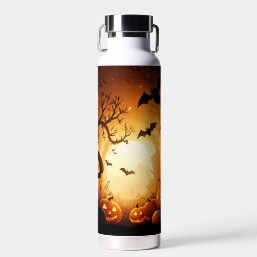 Halloween/Bat/Pumpkin/Fall Trinkflasche (Vorne)