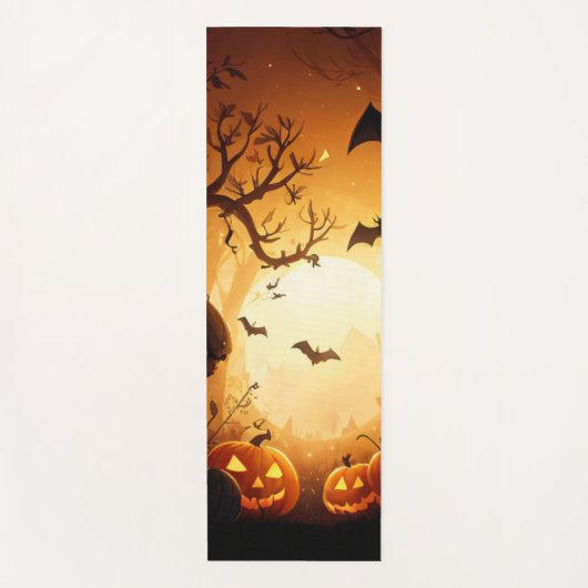 Halloween/Bat/Pumpkin/Fall Yogamatte (Vorderseite)