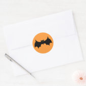 Halloween Bat Runder Aufkleber (Umschlag)