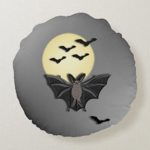 Halloween Bat Rundes Kissen