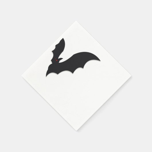 Halloween bat serviette (Ecke)