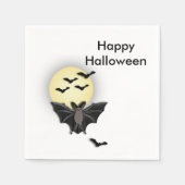 Halloween Bat Serviette (Vorderseite)