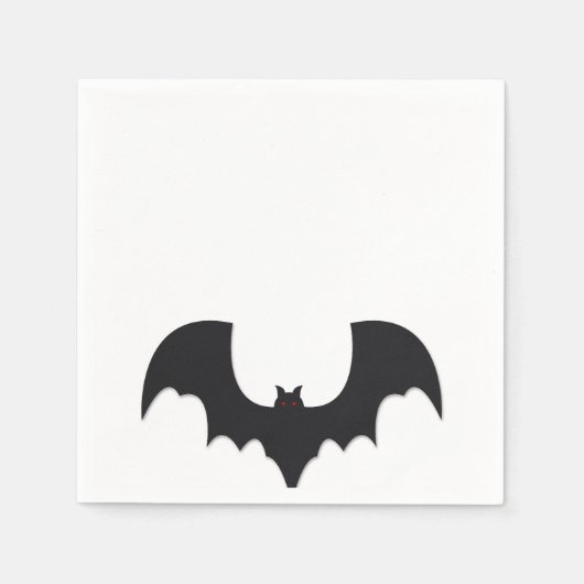 Halloween bat serviette (Vorderseite)