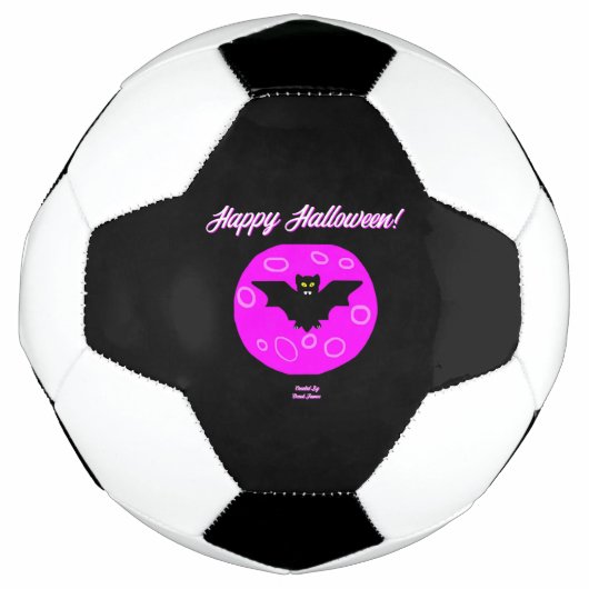 Halloween Bat Soccer Ball (Vorderseite)