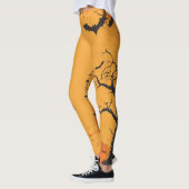 Halloween Bat Spider & Webs Leggings (Links)