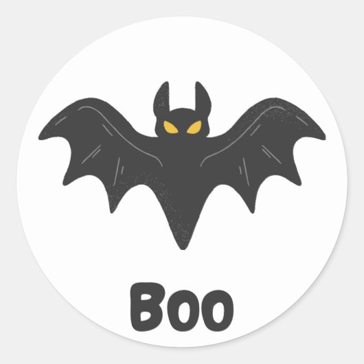 Halloween Bat Sticker (Vorderseite)