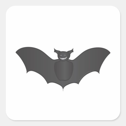 Halloween Bat Sticker (Vorderseite)
