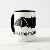 Halloween Bat Tasse (Vorderseite Links)
