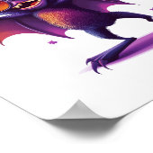 Halloween-Bat-tastisches Party Poster (Ecke)