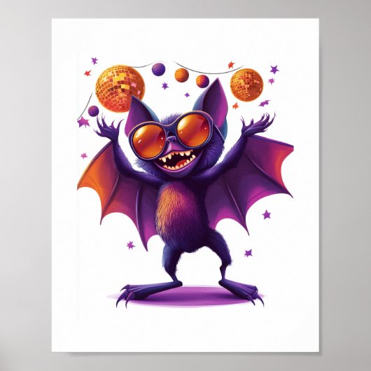 Halloween-Bat-tastisches Party Poster (Vorne)