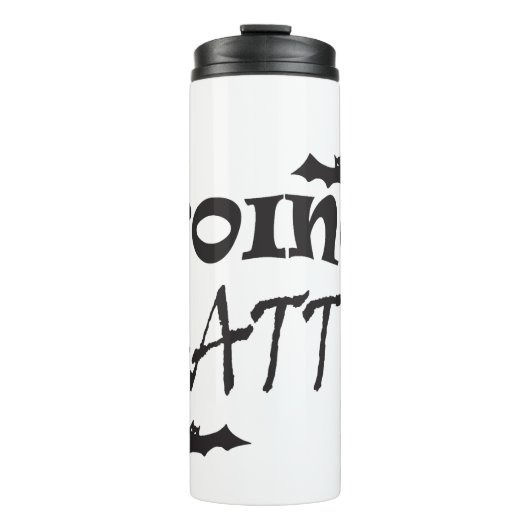 Halloween Bat Thermosbecher (Vorderseite)