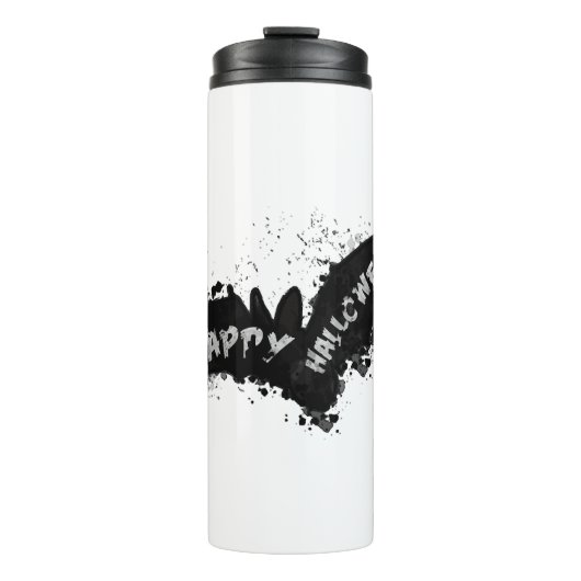Halloween Bat Thermosbecher (Vorderseite)