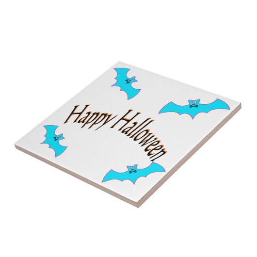 Halloween Bat Tile Fliese (Seite)