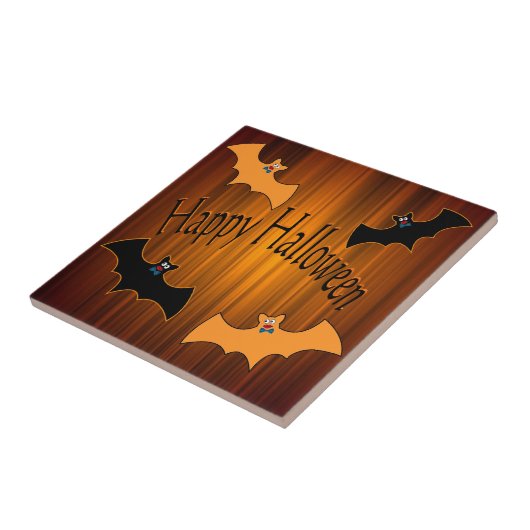 Halloween Bat Tile Fliese (Seite)