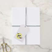 Halloween Bat und Vollmond-Geschenkmarke Geschenkanhänger (Mit Garn)