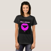Halloween Bat Women's Black Basic T-Shirt (Vorne ganz)