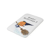 Halloween Bath Mat Hexenkürbis Badematte (Schrägansicht)