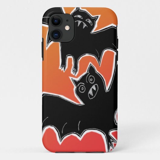 Halloween Bats 2 Case-Mate iPhone Hülle (Rückseite)