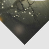 Halloween Bats and Birds Moon Seidenpapier (Detail)