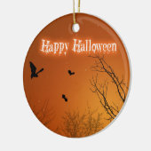 Halloween Bats & Bäume - Ornamente (Links)