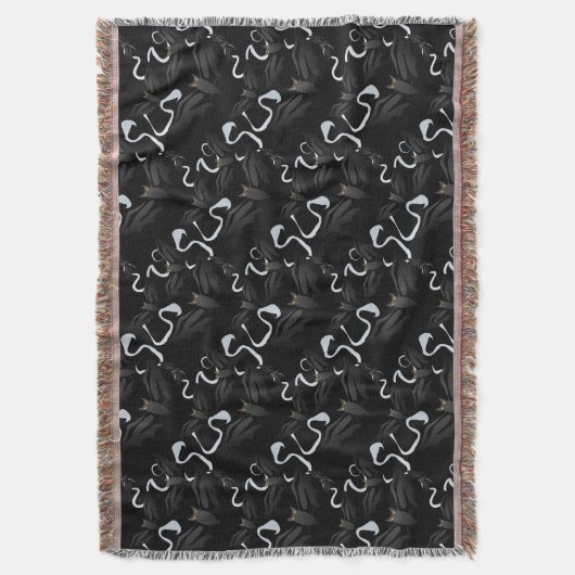 Halloween Bats Blanket Decke (Vorderseite Vertikal)