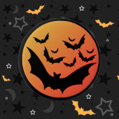 Halloween Bats Button