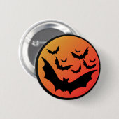 Halloween Bats Button (Vorne & Hinten)