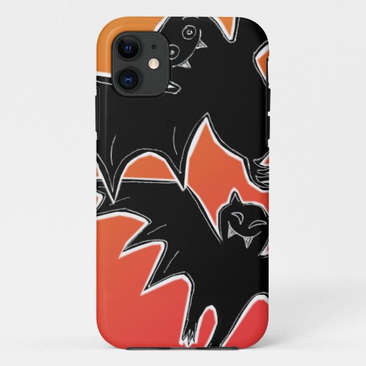 Halloween Bats Case-Mate iPhone Hülle (Rückseite)