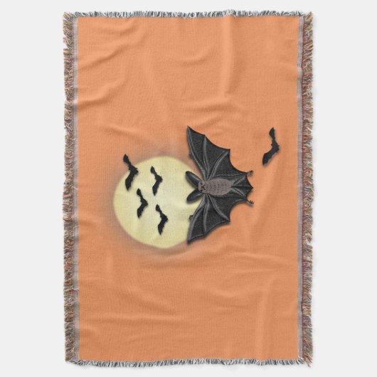 Halloween Bats Decke (Vorderseite Vertikal)