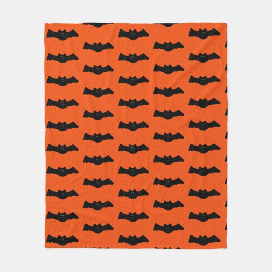 Halloween Bats Fleecedecke (Vorderseite)
