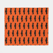 Halloween Bats Fleecedecke (Vorderseite (Horizontal))