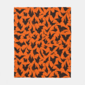 Halloween Bats Fleecedecke (Vorderseite)