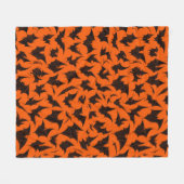 Halloween Bats Fleecedecke (Vorderseite (Horizontal))