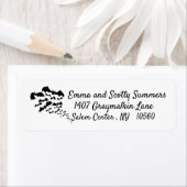 Halloween Bats Flying Rücksendeadresse (Insitu)