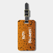 Halloween Bats Gepäckanhänger (Vorderseite vertikal)