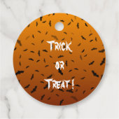 Halloween Bats Geschenkanhänger (Rückseite)