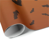 Halloween Bats Geschenkpapier (Rolleneckpunkt)