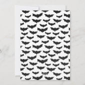 Halloween Bats | Halloween-Fotokarte Feiertagskarte (Rückseite)