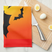 Halloween Bats Küchentücher (Viertel Falte)
