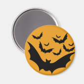 Halloween Bats Magnet (Vorderseite/Rückseite)
