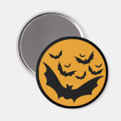 Halloween Bats Magnet (Vorderseite/Rückseite)