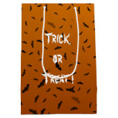 Halloween Bats Mittlere Geschenktüte (Rückseite)