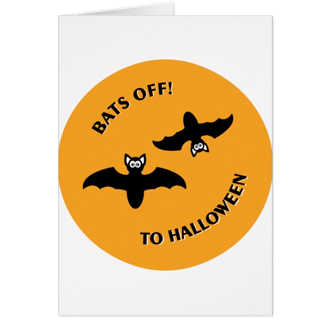 Halloween Bats Orange (Vorne)