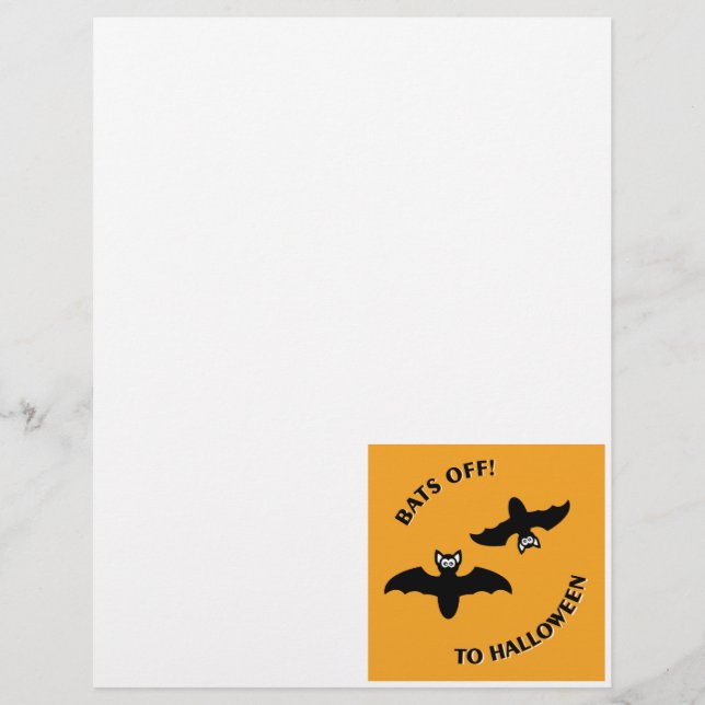 Halloween Bats Orange (Vorderseite)