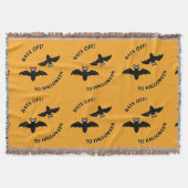 Halloween Bats Orange Decke (Vorderseite)